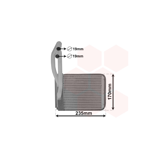 82006446 - Heat Exchanger, interior heating 