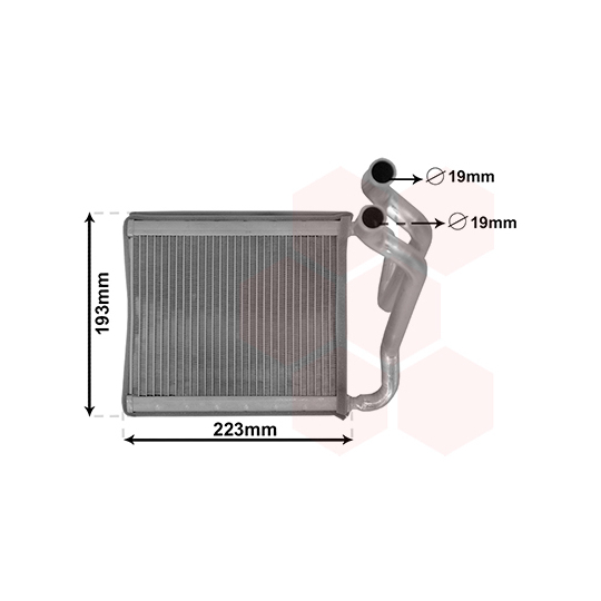 82006270 - Heat Exchanger, interior heating 