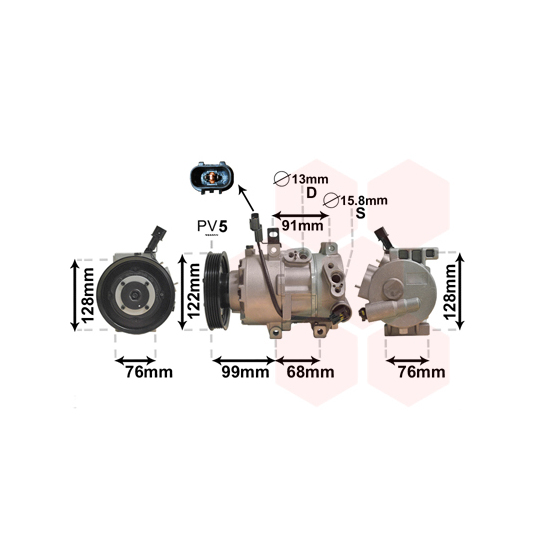 8200K296 - Compressor, air conditioning 