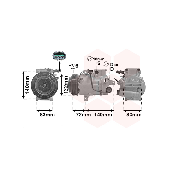 8201K705 - Compressor, air conditioning 