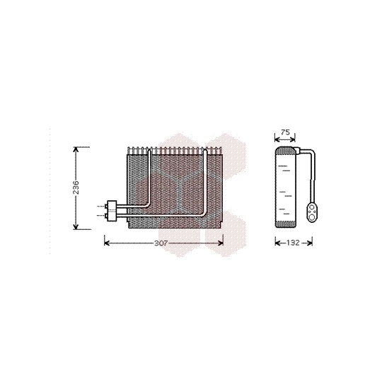 8200V014 - Evaporator, air conditioning 