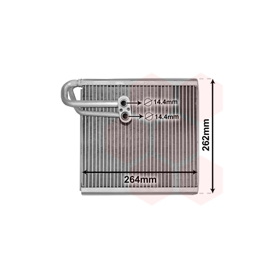 8200V371 - Evaporator, air conditioning 