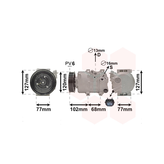 8201K713 - Compressor, air conditioning 