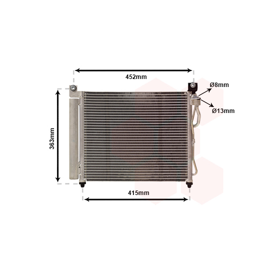 83005065 - Condenser, air conditioning 