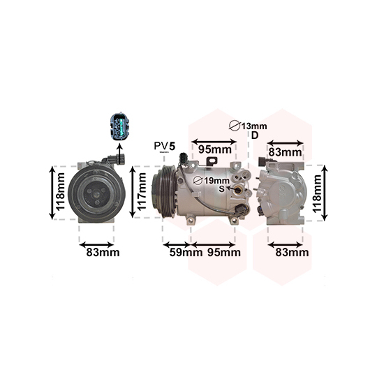 8300K193 - Compressor, air conditioning 