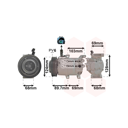 8300K159 - Compressor, air conditioning 