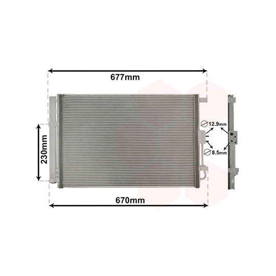 83015703 - Condenser, air conditioning 