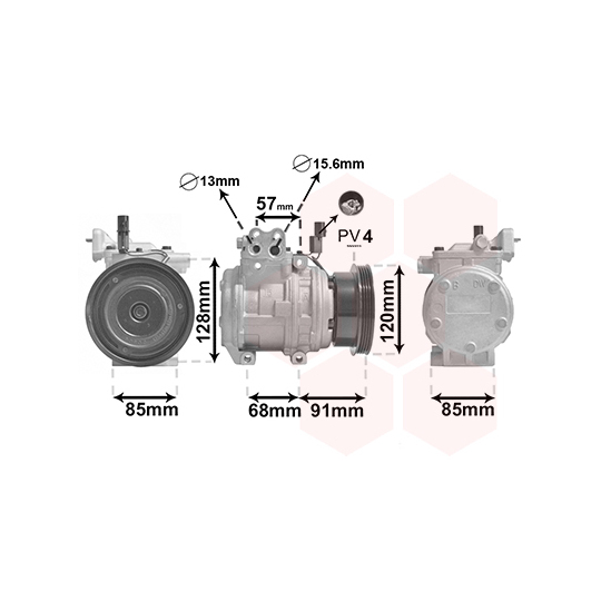 8300K145 - Compressor, air conditioning 