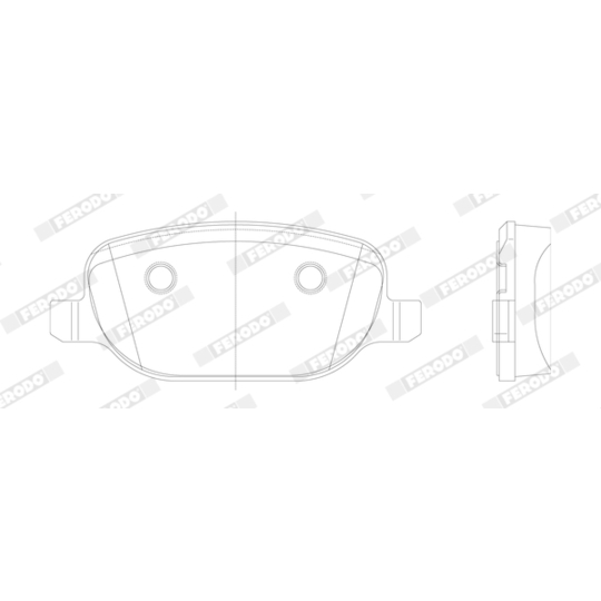 FDB1796 - Brake Pad Set, disc brake 