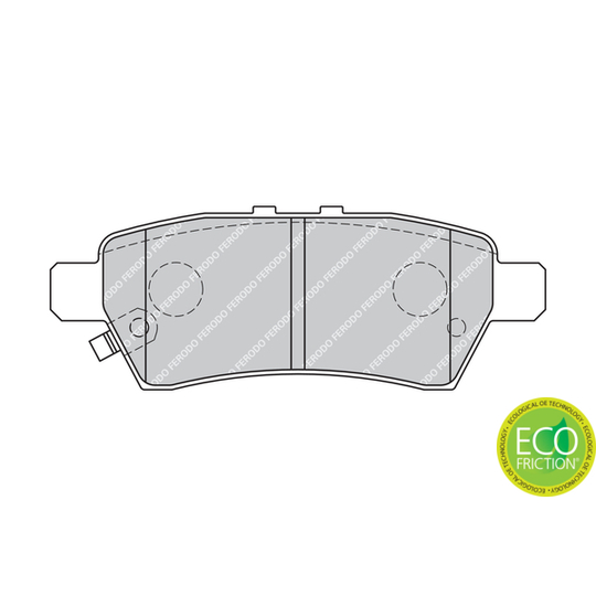 FDB1882 - Brake Pad Set, disc brake 