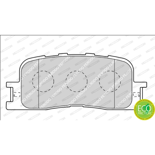 FDB1909 - Brake Pad Set, disc brake 