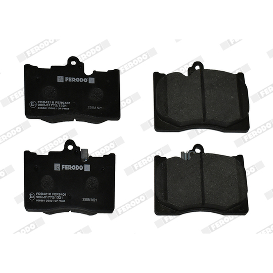 FDB4216 - Brake Pad Set, disc brake 