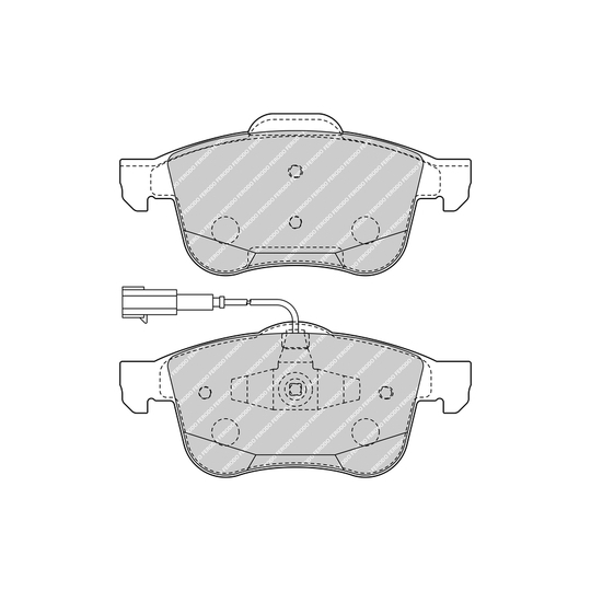FDB4338 - Brake Pad Set, disc brake 