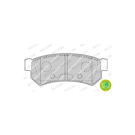 FDB4295 - Brake Pad Set, disc brake 