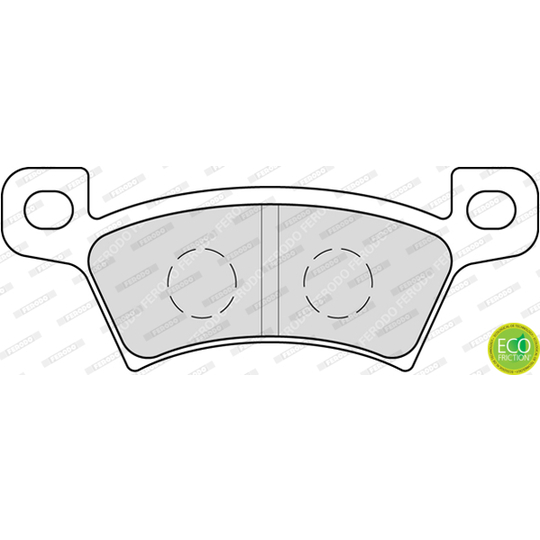 FDB4386 - Brake Pad Set, disc brake 