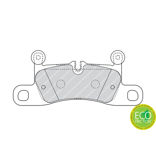 FDB4424 - Brake Pad Set, disc brake 