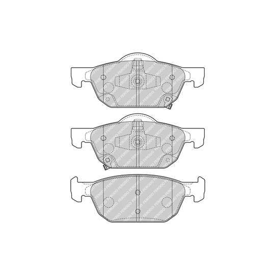 FDB4868 - Brake Pad Set, disc brake 