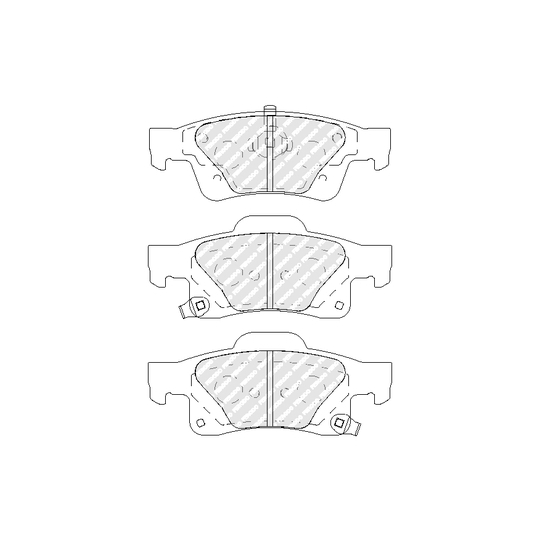 FDB4819 - Brake Pad Set, disc brake 