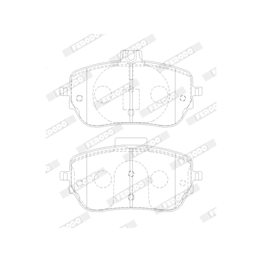 FDB5180 - Brake Pad Set, disc brake 