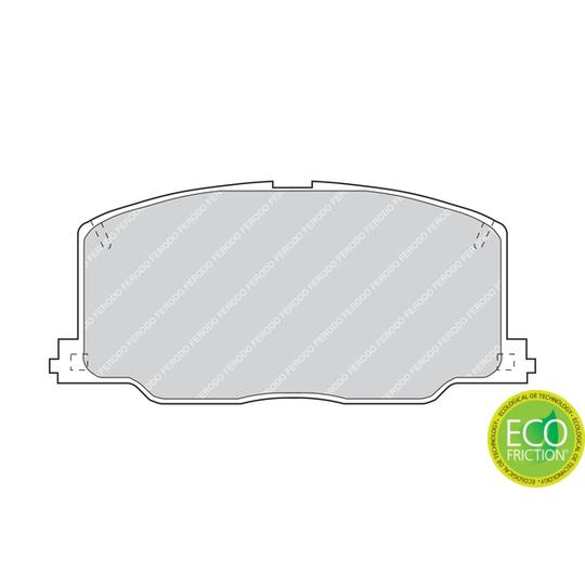 FDB602 - Brake Pad Set, disc brake 