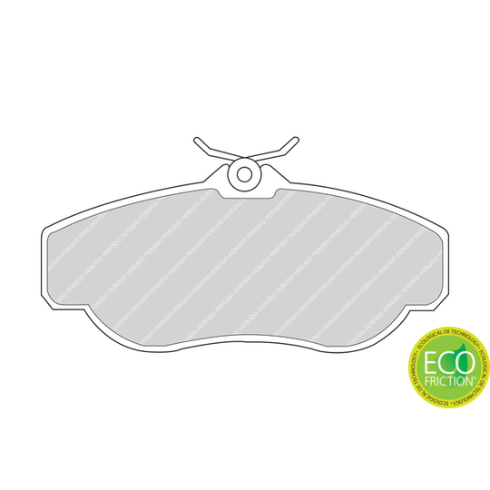 FDB980 - Brake Pad Set, disc brake 