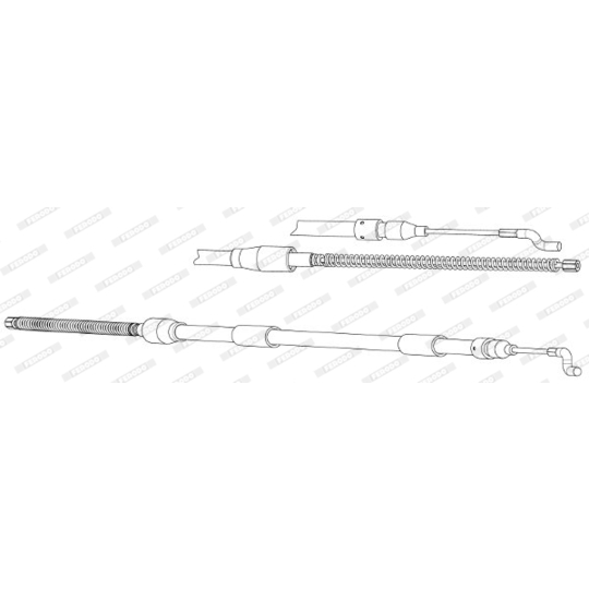 FHB432052 - Cable, parking brake 