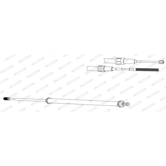 FHB432924 - Cable, parking brake 
