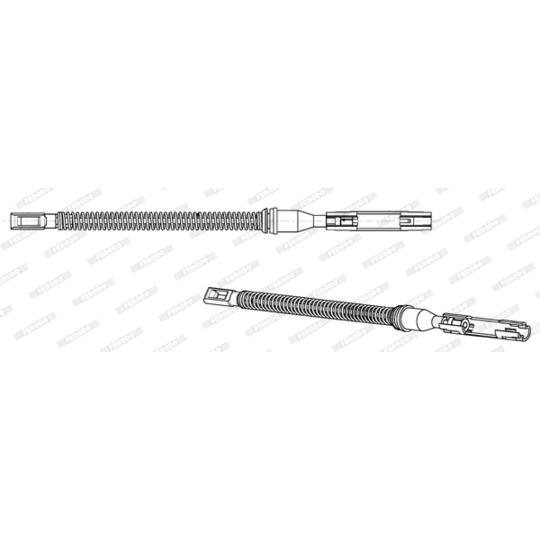 FHB432935 - Cable, parking brake 
