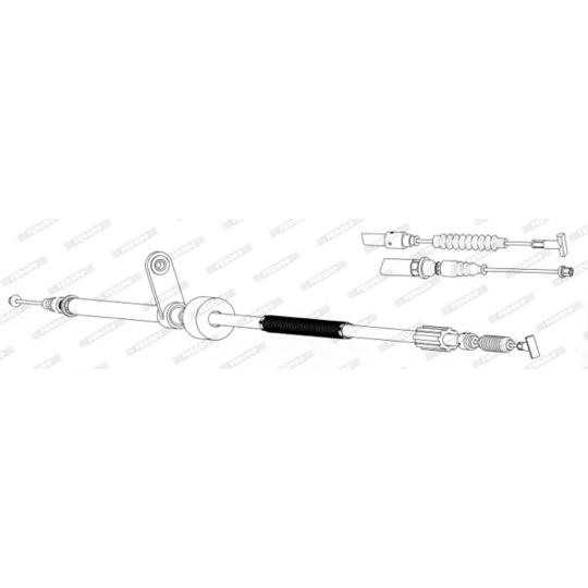 FHB432893 - Cable, parking brake 