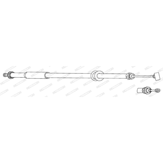 FHB434539 - Cable, parking brake 