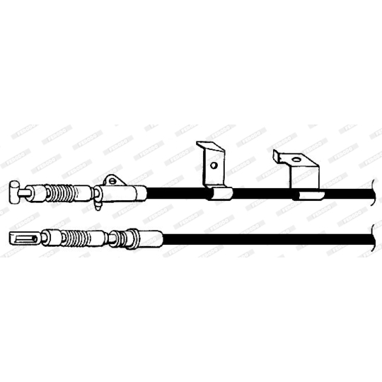 FHB434373 - Cable, parking brake 