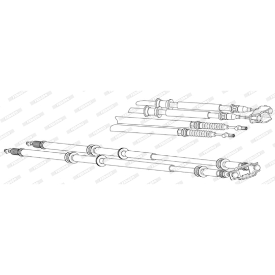 FHB433016 - Cable, parking brake 