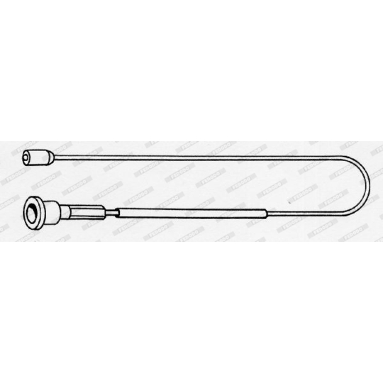 FHB433106 - Cable, parking brake 