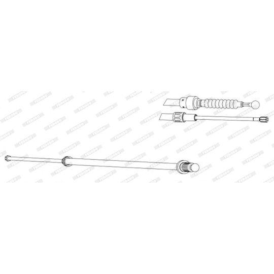 FHB432943 - Cable, parking brake 