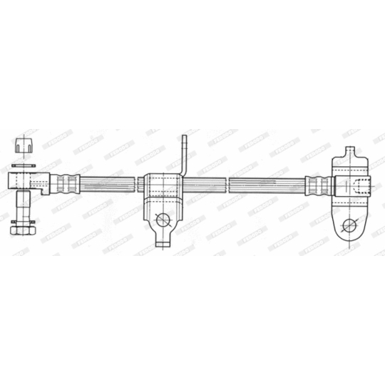 FHY2566 - Brake Hose 