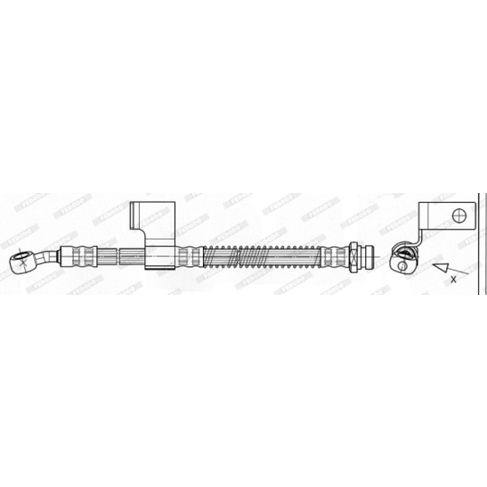 FHY3129 - Brake Hose 