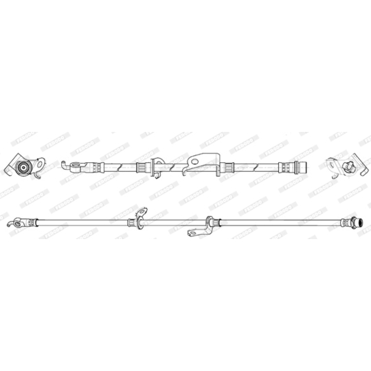 FHY3299 - Brake Hose 