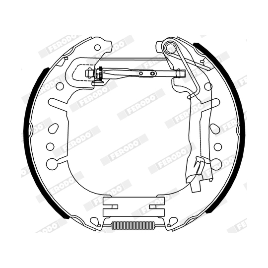 FMK627 - Brake Shoe Set 