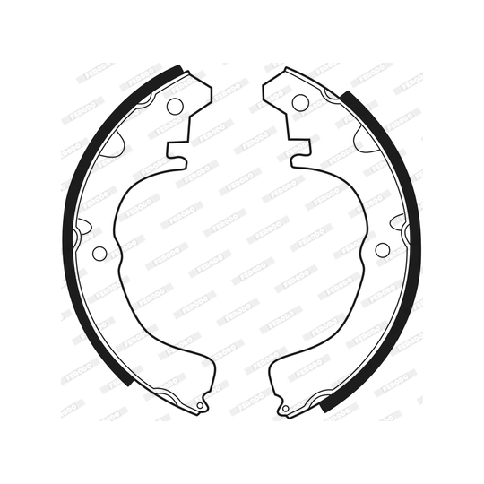 FSB206 - Brake Shoe Set 