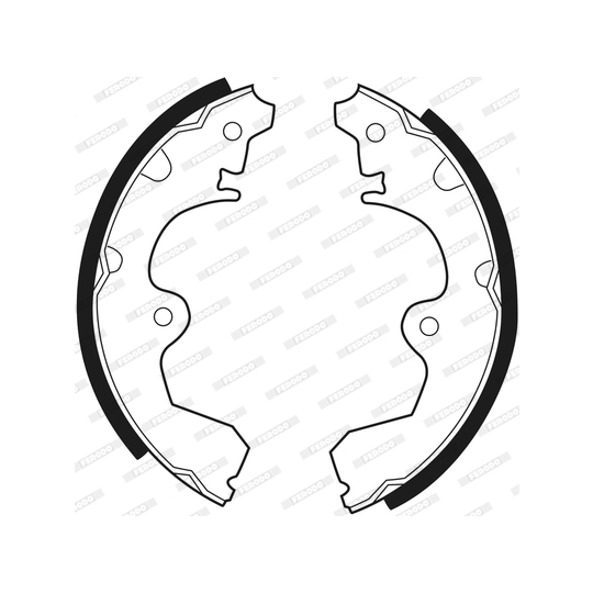 FSB185 - Brake Shoe Set 