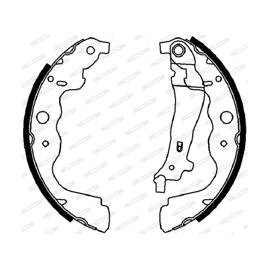 FSB4031 - Brake Shoe Set 