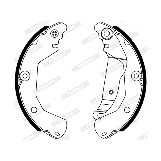 FSB4316 - Brake Shoe Set 