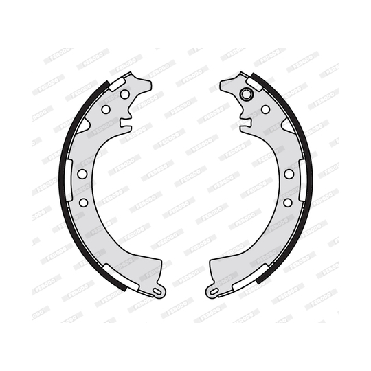 FSB4309 - Brake Shoe Set 