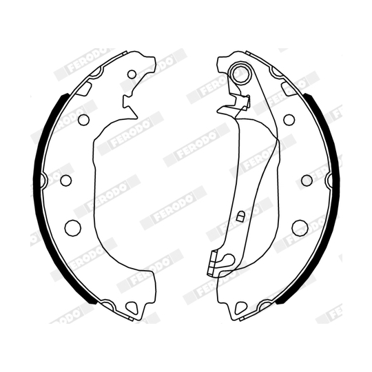 FSB4319 - Brake Shoe Set 