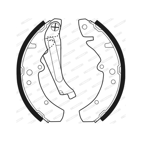 FSB57 - Brake Shoe Set 