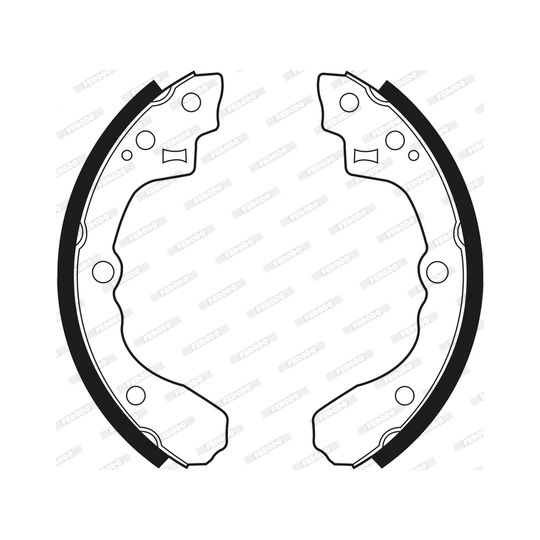 FSB516 - Brake Shoe Set 