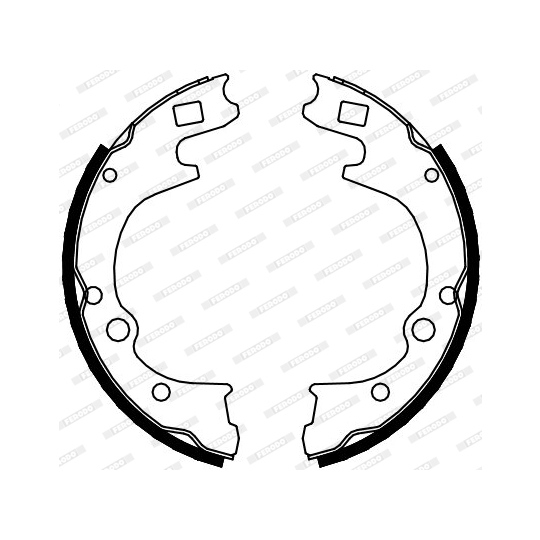 FSB613 - Brake Shoe Set 