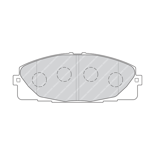FVR4327 - Brake Pad Set, disc brake 