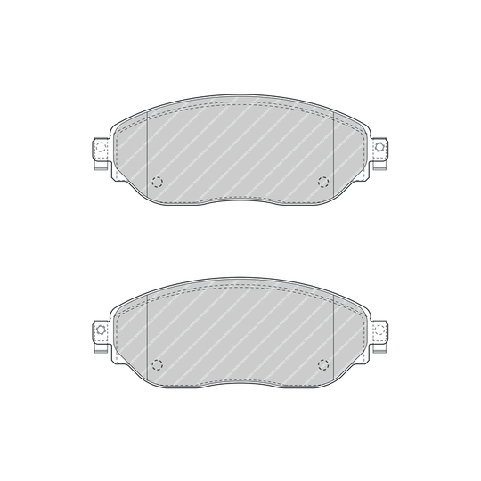 FVR4840 - Piduriklotsi komplekt, ketaspidur 