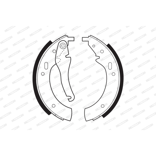 FSB97 - Brake Shoe Set 